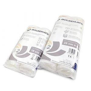 4 rouleaux gaufr&eacute;s de sacs sous vide 28 cm x 6 m&egrave;tres (2 unit&eacute;s) + 18 cm x 6 m&egrave;tres (2 unit&eacute;s) (Bolsemack, neuf)