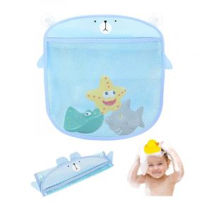HMCEY Filet Rangement Jouet Bain,Organisateur Jeux Bain,Bath Toy Net,Sac de Jouet Baignoire avec 2 Crochets Ventouses,Sac de Rangement Jouets Douche,Pochette Jeux Baignoire pour Ranger des Objets (EASYFLOW TRADE LTD, neuf)