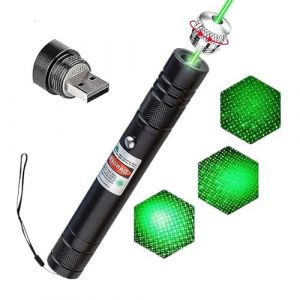 Pointeur Laser Vert Jouets Interactifs pour Chats Et Chiens, Jouets éLectriques Intelligents pour Les Exercices Laser Pointeur sans pour La DéMonstration à Distance (Vert) (ailer Toye, neuf)