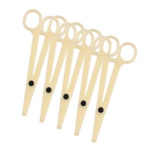 SHERCHPRY 5 pi&egrave;ces Pinces &agrave; Piercing Pince Plastique pour Corps R&eacute;glable Forceps pour Tragus L&egrave;vre Nez Sourcil Outil Professionnel Hygi&eacute;nique pour Femme et Homme Beige 5 pi&egrave;ces (Dnna Huang, neuf)