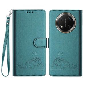PEIYE Coque pour Honor Magic 7 Lite 5G / Honor X9c, &Eacute;tui Portefeuille en Cuir Synth&eacute;tique, Rabat Magn&eacute;tique, Carte, Support Pliable, Antichoc, Housse/Cover/Case -Vert Fonc&eacute; (Zanwon, neuf)