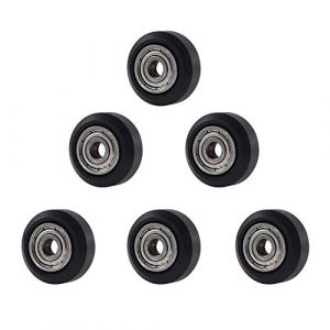 Aokin Imprimante 3D Roue POM Poulie Plastique Roulement Lin&eacute;aire Pour imprimante 3D Creality Ender 3, Ender 3 Pro, Ender 3 V2, CR-10, CR-10S, 6 pi&egrave;ces (AOKIN, neuf)