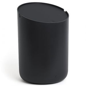 Kazai.® Mini-Poubelle de Salle de Bain 'Tove' - 1,5L | Petite Poubelle WC | Pour Salle de Bain, Cuisine, Bureau ou pour la Table | Antidérapante, Seau Intérieur | Noir (mtc commerce GmbH, neuf)