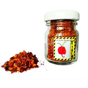 CAROLINA REAPER en FLOCONS x 45ml pour sauce carolina reaper piment pepper entier ecrasé - piments le plus fort du monde - sauce (amazseb, neuf)