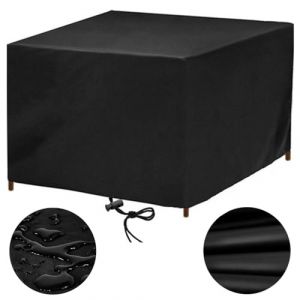 Housse Table de Jardin Housse Salon de Jardin Exterieur Impermeable 120x80 Housses pour Mobilier de Jardin Housse de Protection Bâche Salon de Jardin Exterieur pour Table Chaise Set, 120x80x70cm (Uniqueplace, neuf)
