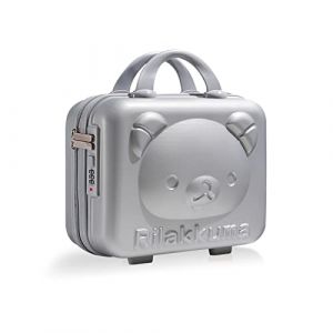 Balakaka Vanity Rigide Femme 10L, Mini Valise avec Code, Portable pour Voyage, Toilette Imperméable et Résistant à l'Usure - Argent Gris (BESTLINK TECHNOLOGY S.R.L., neuf)