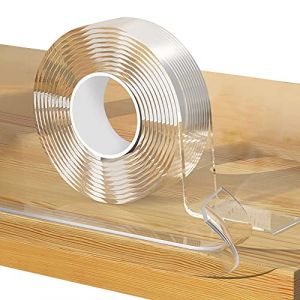 Loiion Transparent Coin de Table 3M, Protection Angle Meuble, Pré-adhésif Extra Fort Nano Tape, Protection Bebe de Table et Meuble, Protege Coin de Table Protection Bebe（1mm d'épaisseur） (Loiion, neuf)