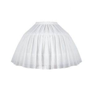 Vlazom Jupon Femme 2 Couches Cerceaux Court Jupon sous Robe de Mariée Soutien Jupes Doublure Tulle Vintage Fond de Robe，Blanc，XL-3XL (Vlazom, neuf)