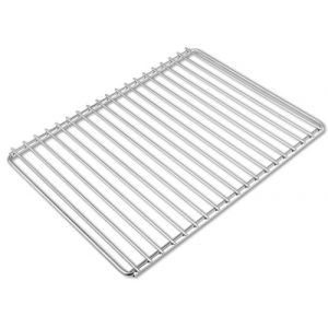 Grille de barbecue en inox europ&eacute;ene 40-55x30cm, r&eacute;glable en largeur, Grille Extensible (Deos, neuf)