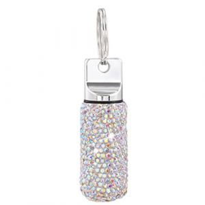 Pilulier porte-clés en métal, étanche, portable, pilulier en diamant, boîte à médicaments de voyage pour organisateur, médicaments, aide (vastage, neuf)