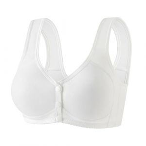 G&eacute;n&eacute;rique Soutien Gorge Fermeture Devant Brassiere Sport Femme - Soutien-Gorge sans Fil Avec Fermeture &agrave; Pression sur le Devant Sans Armature Coton Push Up Soutiens-Gorge Classiques Bustier Yoga (neumixs, neuf)