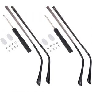 GORGECRAFT 2 Ensemble de Branches de Lunettes en Bronze Remplacement pour Lunettes Branches de Lunettes R&eacute;paration de Lunettes Universelles Remplacement de Branches avec Tournevis Rondelle &agrave; Vis (GORGECRAFT FR, neuf)