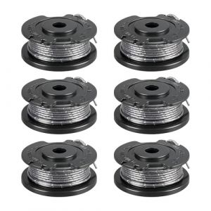 F016800569 Lot de 6 bobines de débroussailleuse compatibles avec Bosch ART 23 SL 26 SL, EasyGrassCut 18, 23, 26, 18-230, 18-260, 1,65 mm, 4,9 m (Sciencey, neuf)