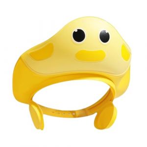 Chapeau de douche pour - Bouclier de couvercle de douche avec visi&egrave;re de dessin anim&eacute; r&eacute;glable, chapeau de douche de b&eacute;b&eacute;, bouclier de shampooing pour protection des oreilles (shainm, neuf)
