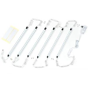 LED Sous Vitrine, Kit de 6 Bandes de LED Sous Meubles Eclairage, Linkable, Blanc 6000K (Cefrank-FR, neuf)