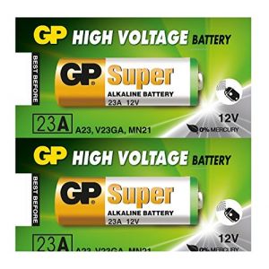 HS Lot de 2 Piles alcalines GP23AE A23 12 V (Generous Relax, neuf)
