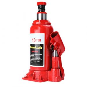 SUDEG Cric Hydraulique 10 T Portable - Cric Bouteille de Levage Compact pour Voiture, Van, Bateau, Camion, Caravane (Hahashop, neuf)