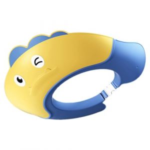 Bonnet de bain pour b&eacute;b&eacute;s, bonnet de bain r&eacute;glable en forme de dinosaure | Protection de bain, visi&egrave;re, t&ecirc;te, yeux, oreilles pour &acirc;g&eacute;s de 6 mois et plus (qinchuwi, neuf)