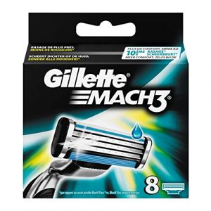 Gillette - Mach3 - Lames de rasoir - Hommes, Pack de 8 recharges de lames de rasoir, XL, L'emballage peut varier (CrazyKangaroo, neuf)