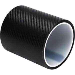 UOCAI Film de protection de peinture pour voiture - Noir - 10 cm x 3 m - Film de protection de peinture pour voiture - Film de carbone adhésif pour seuil de porte de voiture (dixunting, neuf)