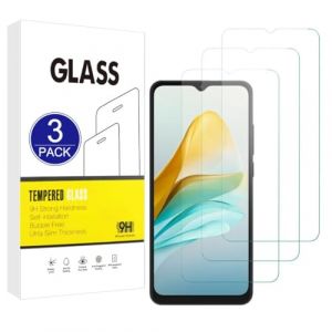 X-Dision Protection d'&eacute;cran Compatible avec ZTE Blade A53,3 Pi&egrave;ces [Duret&eacute; 9H, Haute Sensibilit&eacute;, Incassable] 2,5D Haute D&eacute;finition Films en Verre Tremp&eacute; pour ZTE Blade A53 (X-Dision, neuf)