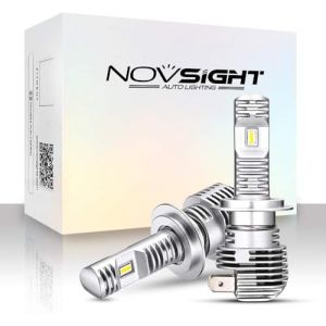 NOVSIGHT H7 LED - 400% Super Luminosit&eacute;, Adapt&eacute;e Pour Ampoule De Phare De Voiture,Ampoule LED H7 DC 12V,1:1 Plug And Play (TimingCoverStore, neuf)