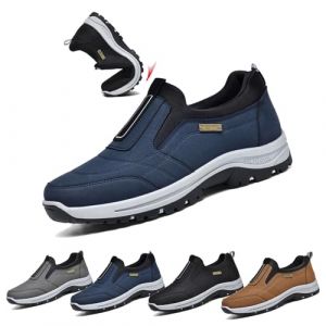 Chaussures Orthop&eacute;Diques Homme,Sneakers sans Lacets,Chaussures De Randonn&eacute;E Confortables,Chaussures Ortho Confort Homme,R&eacute;Sistant &agrave; l'usure Antid&eacute;Rapant(Blue,42 EU/260mm) (COITROZR-FR, neuf)