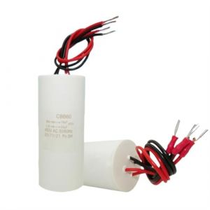 1PCS CBB60 trois 3 fils quatre 4 fils double condensateur 450V moteur grue palan démarrage condensateur universel(6UF-15UF four-wire) (Precision Hardware Emporium, neuf)