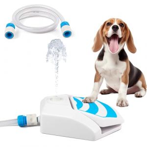 ALL FOR PAWS Fontaine de jardin pour chien - Distributeur d'eau potable - Jouet de refroidissement avec connecteur et tuyau de 145 cm (AB Tools Online, neuf)