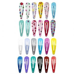 OSOLADY 120 Pi&egrave;ces Accessoires Cheveux Forme de Eau Pinces &agrave; Cheveux Imprim&eacute;es pour Filles pour &Eacute;v&eacute;nements et Tenues (Yunomiy, neuf)