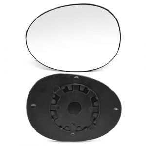 TTCR-II 1PC Compatible avec Verre R&eacute;troviseur Citroen C1/Peugeot 107/Toyota Aygo 2005-2014, C1 C&ocirc;t&eacute; Conducteur Verre Miroir, Remplacement du Mirror R&eacute;troviseur Aygo 8151HY / 879080H010-Gauche (Yumzeco Yumzeco, neuf)