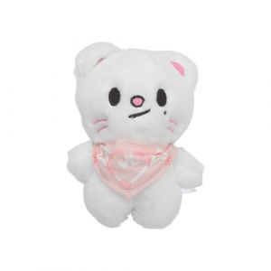 Generisch Sk-zoo Porte-cl&eacute;s en peluche avec &eacute;charpe &laquo; Stay &raquo; 12-14 cm Stray-kids Bbokari Jiniret Loup Chan Leebit Porte-cl&eacute;s Pendentif, 14 cm (MOMICAT, neuf)