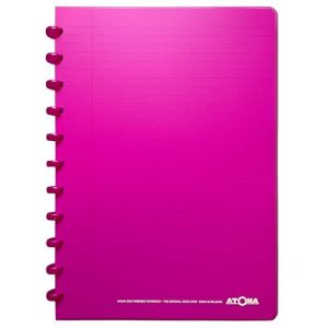 Atoma - Cahier A4 &agrave; Anneaux - 72 Feuilles D&eacute;tachables (144 Pages) avec Marge - Couverture en Polypropyl&egrave;ne Recyclable (Pourpre - Lign&eacute; (8mm)) (Yavari SRL, neuf)