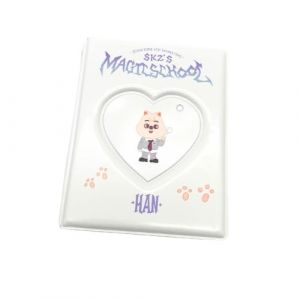 SKZOO Porte-cartes photo SKZ's Magic School Classeur avec porte-clés « Stay » Album photo avec 16 pages intérieures pour cartes postales (HAN) (SCIS-FR, neuf)