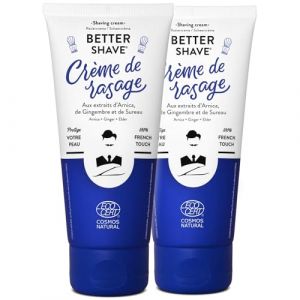 Crème à Raser Homme – Lot de 2 – Monsieur BARBIER | Texture Dense & Onctueuse pour Peaux Sensibles | Naturelle, Végane & Française | À l’Arnica, Cyprès & Gingembre (Monsieur Barbier, neuf)