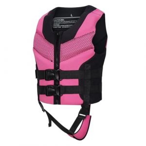 Gilet d'aide à la flottabilité, Gilet de Sauvetage for Adulte Gilets flottaison extérieur d'aide à la flottabilité en Néoprène pour Le Bateau, Le Rafting, Le Surf (holid-amu, neuf)