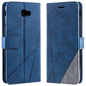 Vankii Coque pour Samsung Galaxy J7 Prime, Rabat Portefeuille de Protection Cuir PU Etui, Slim Silicone TPU Bumper Magn&eacute;tique Housse, Flip Porte Cartes avec Fonction Support Cover Case (Bleu) (Vankii EU Store, neuf)