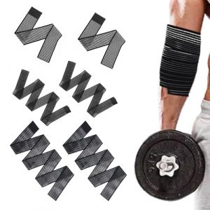 eupdd 6 Bande Genoux: 70/90/180cm Bandage au Genou, pour Cuisse, Compression Mollet, Maintien de Compression genoux, Manchon Compression Mollet, Manchons de compression, pour Fitness, Course à pied (EUPDD, neuf)