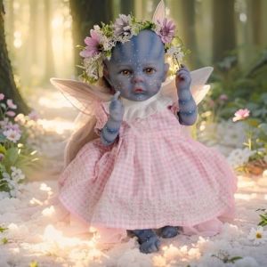 ROSHUAN Mini Avatar Poupée Reborn en silicone pour bébé réaliste de 30,5 cm pour fille qui ressemble à de vrais avatars prématurés pour filles - Cadeau pour enfants (helutradings, neuf)
