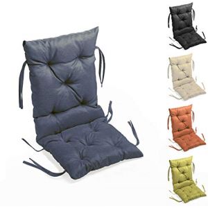 sunnypillow Coussin pour Banc de Jardin 50 x 50 x 50 cm - Matelas Exterieur, Interieur - Coussins Assise & Dossier Souples - Confortable Coussins pour terrasse, Balcon, Banquette - Bleu (Globix24, neuf)