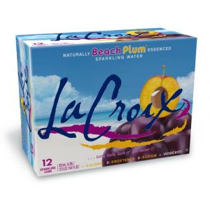 LaCroix Eau p&eacute;tillante, prune de plage, 30 ml (lot de 12) (Broadway Candy Co, neuf)