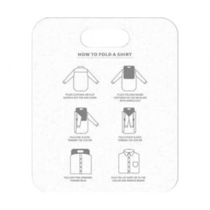 Planche pliante pour chemises - Planche pliante pour chemises et vêtements - Planche pliante durable - Aide à plier facilement et rapidement pour adultes et (gaperid, neuf)