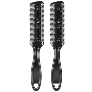 Visxcnu 2Pièces Peigne A Effiler Les Cheveux, Peigne Tondeuse à Cheveux，Peigneur Coupe Pour Professional Tondeuse Rasoir DIY DéSéPaissir (pidcassoc, neuf)