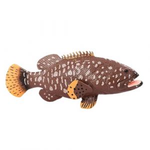 Ruwshuuk Faux Poisson, Poisson Jouet,M&eacute;rou simul&eacute; - Figurine de m&eacute;rou r&eacute;aliste, Figurine mod&egrave;le d&eacute;taill&eacute;e, Jouet &eacute;ducatif Amusant pour gar&ccedil;ons et Filles (cratilent, neuf)