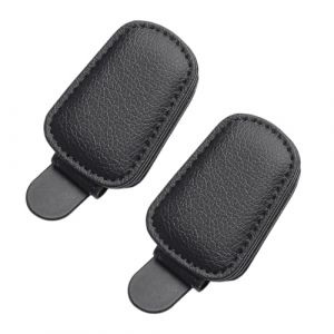 JUGUTA Lot De 2 Supports De Lunettes Pour Pare-Soleil De Voiture, Support De Lunettes De Soleil Pour Voiture, Support Magnétique Pour Visière De Voiture, Support De Lunettes De Soleil/Clip Pour (ROXYROX FASHION, neuf)