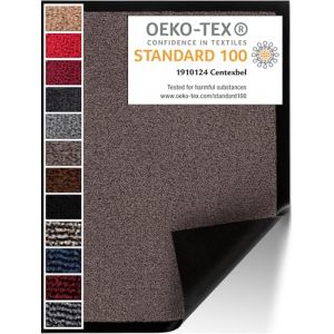 Carpet Diem Paillasson Interieur Entree 90x150 cm en Taupe I Tapis Entree Interieur Absorbant pour Une entr&eacute;e Propre I Antid&eacute;rapant & Entretien Simple I Fabriqu&eacute; en EU (Kramer Trading, neuf)