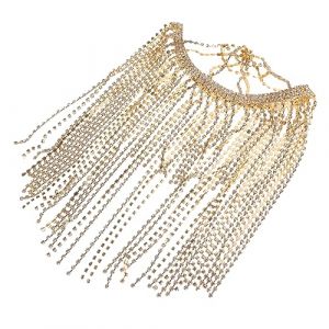 NOLITOY Bijou De Tête Avec Franges Pour Mariage Et Événements Accessoire Élégant Pour Femmes Ornement De Coiffure Brillant Et (M.Meteorite, neuf)