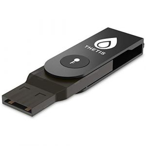 Thetis Clé de sécurité FIDO2, USB d'authentification à Deux facteurs universels universels (Type A) pour la Protection Multicouche (HOTP) dans Windows/Linux/Mac OS, Gmail, Facebook, Dropbox, GitHu (JieyunranYCA, neuf)