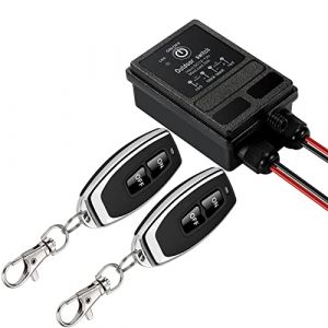 ZHOFONET IP65 Impermeabile Commutateur a Distance sans fil,DC 12V/24V/48V/72V RF Commutateur &agrave; Telecommande,30A relais avec 328ft de long rayon (zhofonet, neuf)