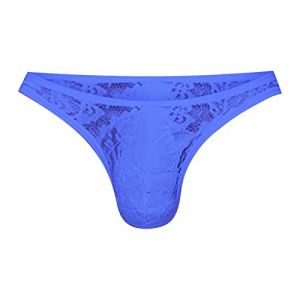 Uwdiohq Offres du Jour String en Dentelle pour Hommes Culotte de Sexe Culotte en T Transparente pour Hommes sous-v&ecirc;tements Slips Hommes sous Slip De Vaisselle Amazon Warehouse Clearance UK (Uwdiohq, neuf)